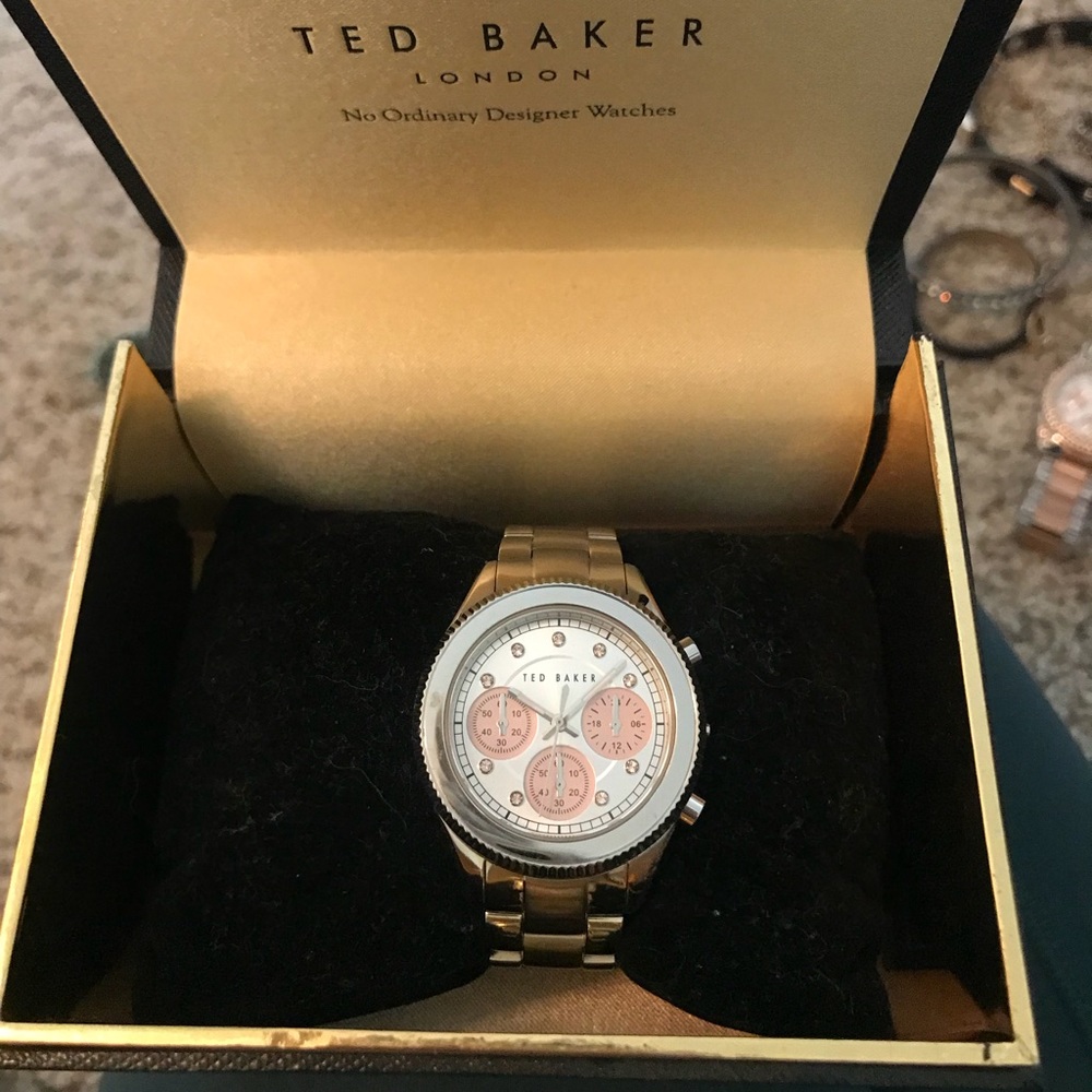 TED BAKER SILVER WATCH